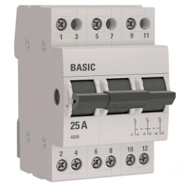 tps-3-25 Трехпозиционный переключатель 3P 25А  Basic