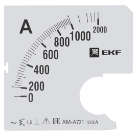 s-a721-1000 Шкала сменная для A721 1000/5А-1,5 EKF PROxima