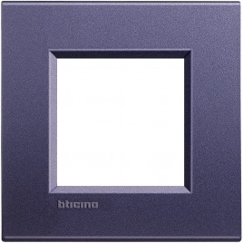 LNA4802CB LivingLight Рамка прямоугольная, 1 пост, цвет Синий шелк