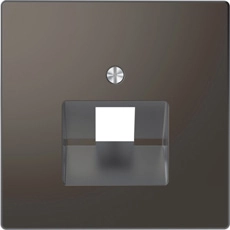 MTN4521-6034 MERTEN D-Life ЦЕНТРАЛЬНАЯ НАКЛАДКА для розетки 1-ной RJ45, АНТРАЦИТ