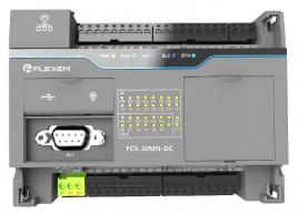 FC5-30MR-DC ПЛК ЦПУ Cortex-M7, 18DI, 12DO реле, 1xEthernet, 2xRS485, питание =24В