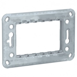 NU7103 UNICA MODULAR СУППОРТ Zamak 3 модуля