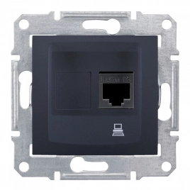 SDN4300170 РОЗЕТКА КОМПЬЮТ., графит