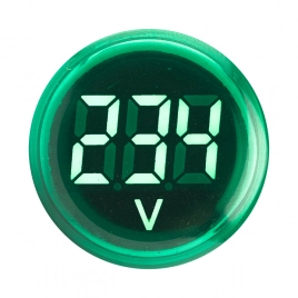 ed16-22vd-g Индикатор значения напряжения зеленый ED16-22VD EKF PROxima