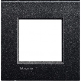 LNC4802NL LivingLight Рамка AIR 1 пост, цвет Черная лава