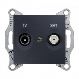 SDN3401670 TV/SAT розетка оконечная, графит