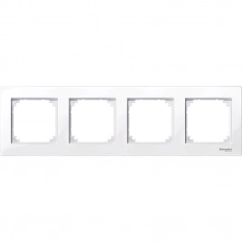 MTN515425 РАМКА M-PLAN 4-МЕСТНАЯ АКТ.БЕЛ