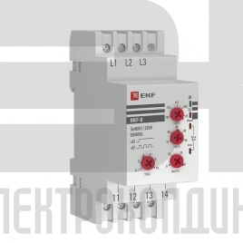 rkf-8 Реле контроля фаз многофункциональное RKF-8 EKF PROxima