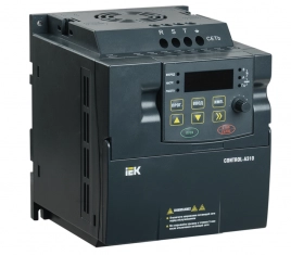 CNT-A310D33V0075TEZ Преобразователь частоты CONTROL-A310 380В, 3Ф 0,75 kW 2,3A IEK