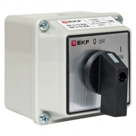 pk-3-13-25 Переключатель кулачковый ПК-3-13 25А 3P "ВКЛ-ВЫКЛ" IP54 EKF PROxima