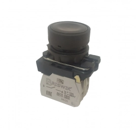 КМЕ 4610м ч 1но+0нз  Кнопка, IP 65 черная (XB5AA21.BR)