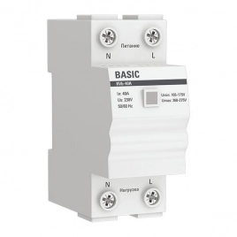 rvb-40a Реле напряжения (сквозное подкл.) RVb-40A EKF Basic