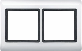 MTN400219 РАМКА 2 ПОСТА, AQUADESIGN, ЦВЕТ ПОЛЯРНО-БЕЛЫЙ                                   