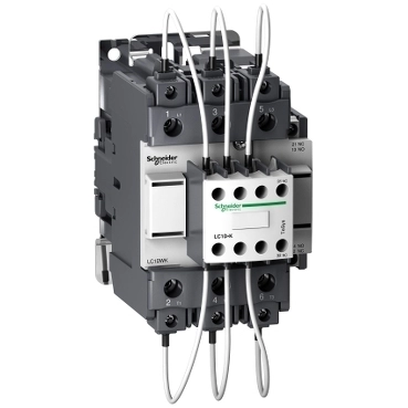 LC1DTK12M7 Контактор для конденсаторных батарей 1НО+1НЗ  40kVAR/400V  Uk=220В  50/60Гц фото 2