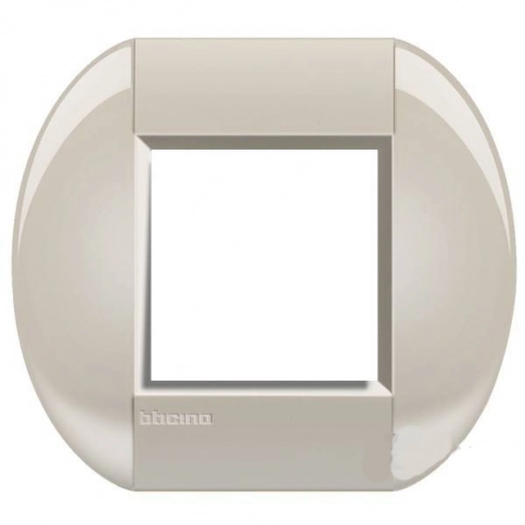 LNB4802CL LivingLight Рамка овальная, 1 пост, цвет Кремовый фото 1