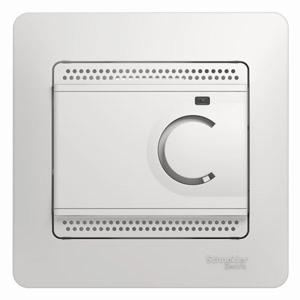 GSL000138 GLOSSA ТЕРМОСТАТ электронный теплого пола с датчиком, в сборе, 10A, БЕЛЫЙ фото 5