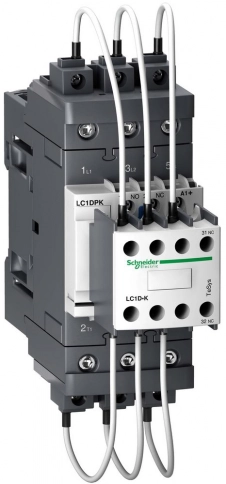 LC1DPKM7 Контактор для конденсаторных батарей 1НО+2НЗ  30kVAR/400V  Uk=220В  50/60Гц фото 3