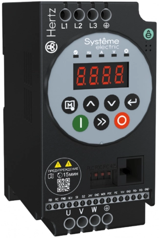 STV050U07M2 Преобразователь частоты STV050 0,75 кВт 220В ЭМС С3 + LED панель оператора фото 1