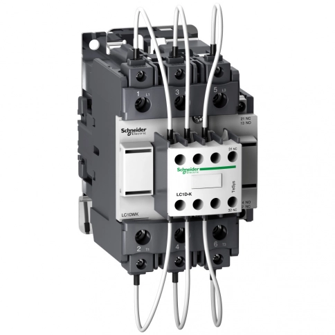 LC1DTK12M7 Контактор для конденсаторных батарей 1НО+1НЗ  40kVAR/400V  Uk=220В  50/60Гц фото 1