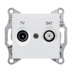 SDN3401921 SEDNA TV/SAT РОЗЕТКА проходная, 4dB, БЕЛЫЙ фото 4