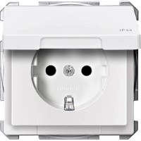 MTN2314-4019 МЕХ-М РОЗЕТКИ С/З С КРЫШКОЙ IP44, БЕЛЫЙ                                          фото 6