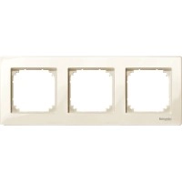 MTN515344 РАМКА M-PLAN 3-МЕСТНАЯ БЕЖ фото 4