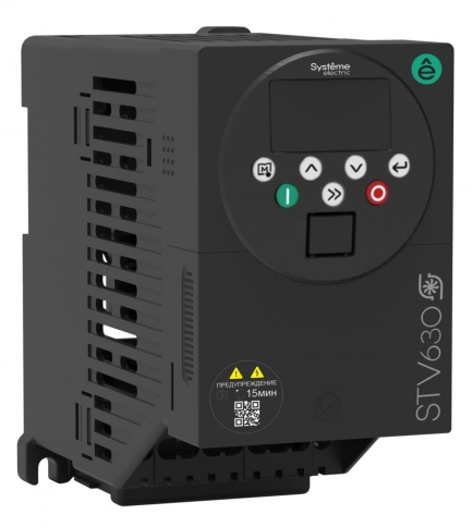 STV630U15M2 Преобразователь частоты STV630 1,5 кВт 220В ЭМС С3 + LED панель оператора фото 3