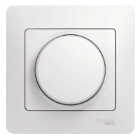 GSL000134 GLOSSA СВЕТОРЕГУЛЯТОР (диммер) поворотный, в сборе, 300Вт, БЕЛЫЙ*не поставляется* фото 5