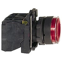 XB5AW34B5 Кнопка красная НО+НЗ со светодиодом,  24VDC фото 5